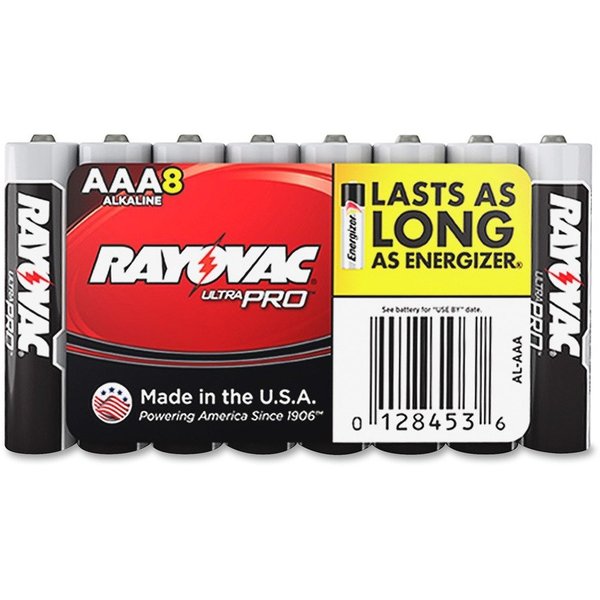 Rayovac BATTERY, AAA, ALKALINE RAYALAAA8J